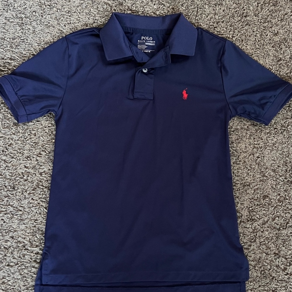Polo by Ralph Lauren Navy Blue Boys Polo Shirt